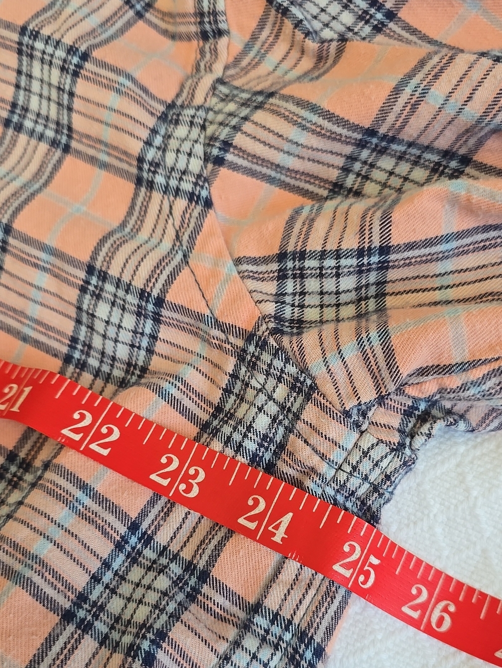Acne Studios Plaid Cotton Flannel Shirt Shorts Set Pink Blue 100% Cotton #Z - Picture 14 of 16